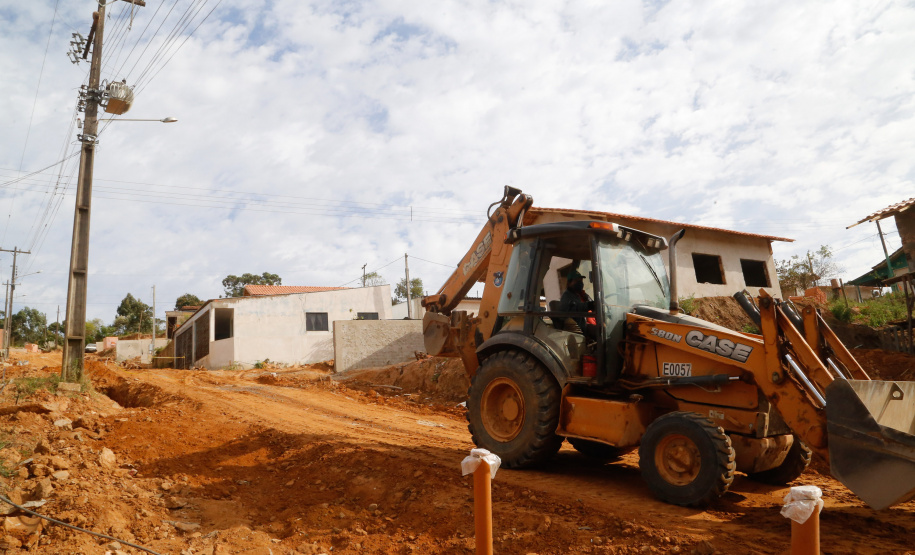 Requalificação urbana da Vila Nova, em Wenceslau Braz, no Norte Pioneiro.
.Foto de Gilson Abreu/AEN