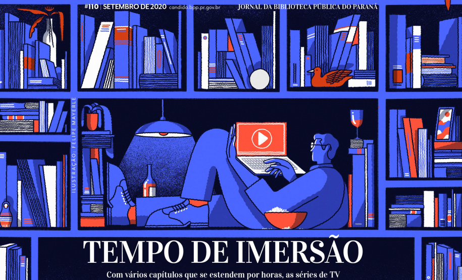 Nova edição do Cândido investiga o universo das séries inspiradas em livros. Imagem:BPP