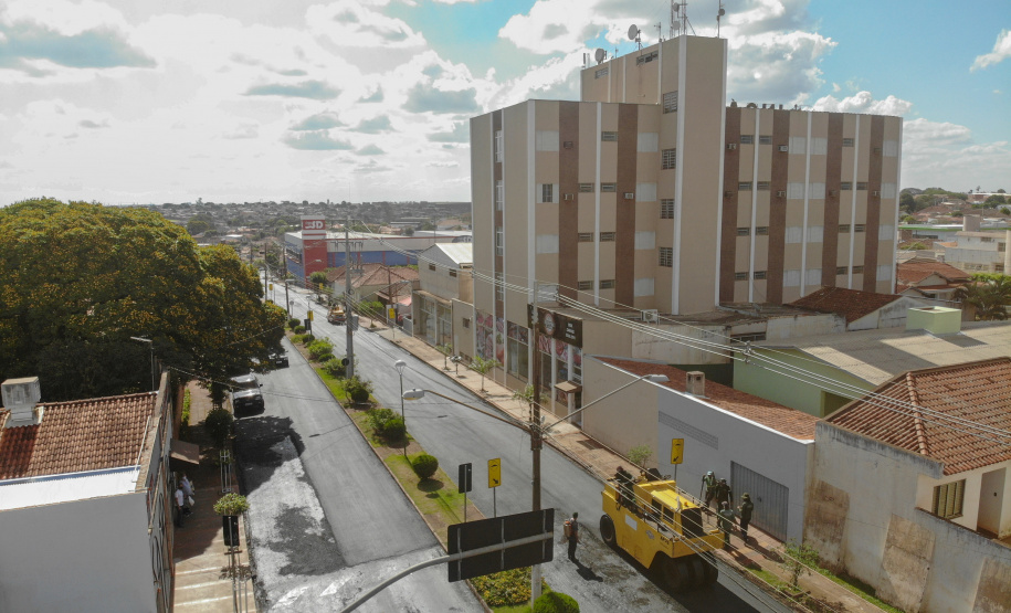 Governo do Estado revitaliza a Avenida Goiás, cartão-postal de Andirá . Foto: |Gilson Abreu/AEN