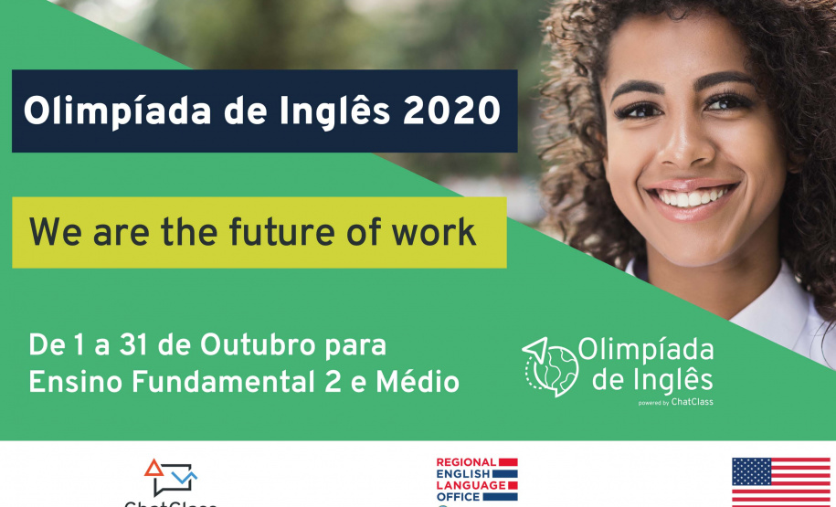 Alunos podem se inscrever na Olimpíada de Inglês