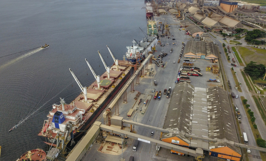04/2019 - Porto de Paranaguá. Foto: José Fernando Ogura/AEN