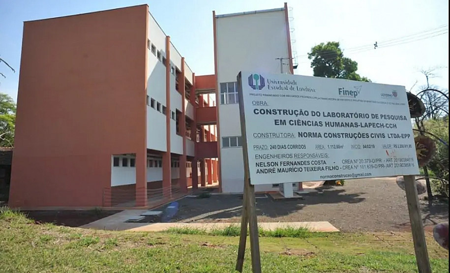 Obras de R$ 11,7 milhões no campus UEL atendem projetos acadêmicos. Foto:UEL