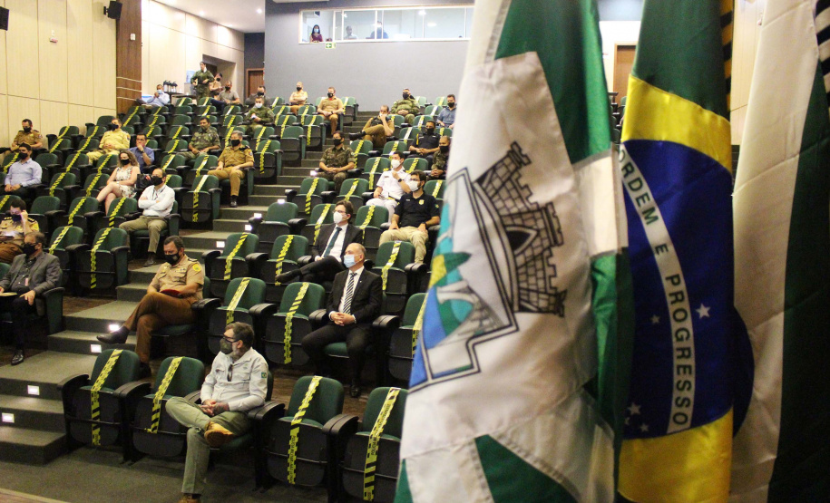Estratégias de segurança na fronteira são discutidas durante reunião do GGIFron em Foz do Iguaçu
.Foto:SESP