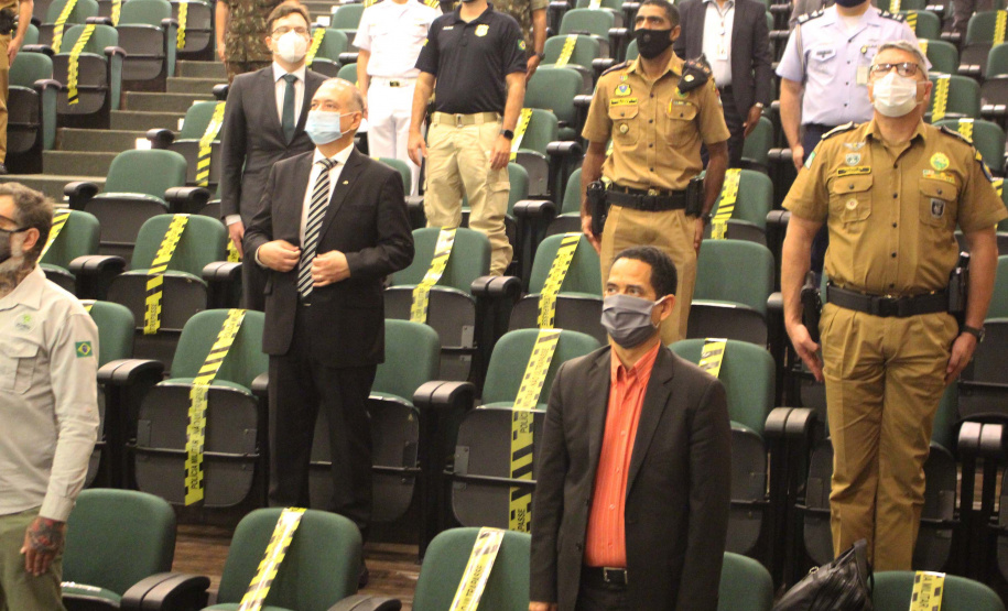 Estratégias de segurança na fronteira são discutidas durante reunião do GGIFron em Foz do Iguaçu
.Foto:SESP