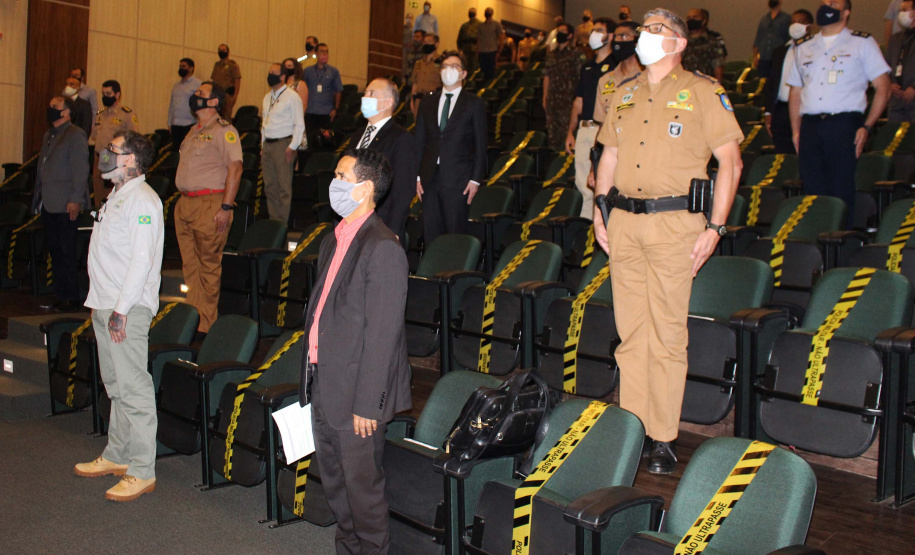 Estratégias de segurança na fronteira são discutidas durante reunião do GGIFron em Foz do Iguaçu
.Foto:SESP