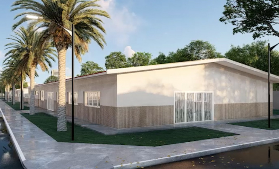 Projeto da nova sede do Batalhão de Fronteiras (BPFRON), em Guaíra.