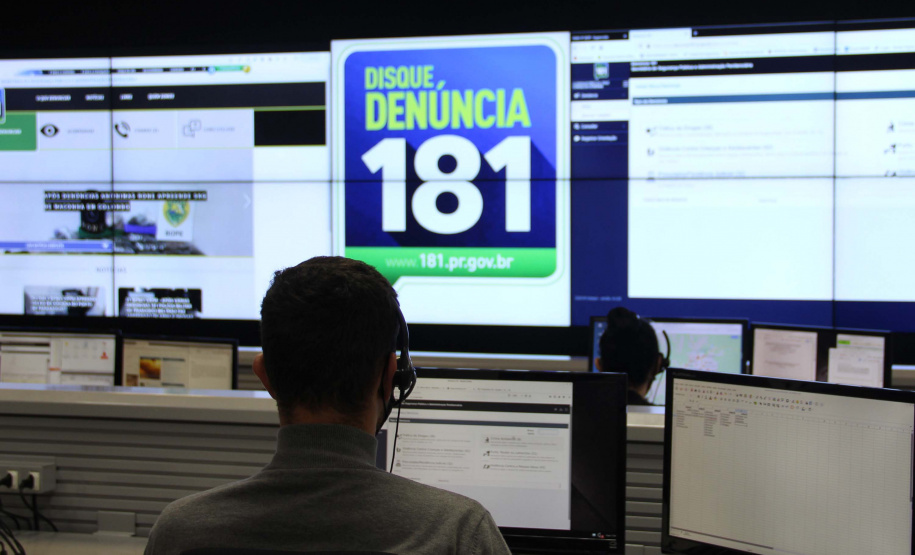 Disque Denúncia 181 recebe recorde de denúncias nos oito primeiros meses deste ano. Foto:SESP