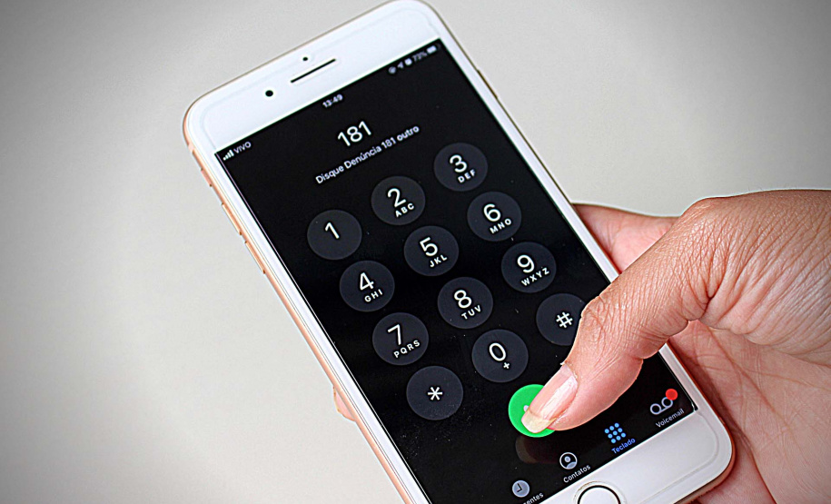 Disque Denúncia 181 recebe recorde de denúncias nos oito primeiros meses deste ano. Foto:SESP