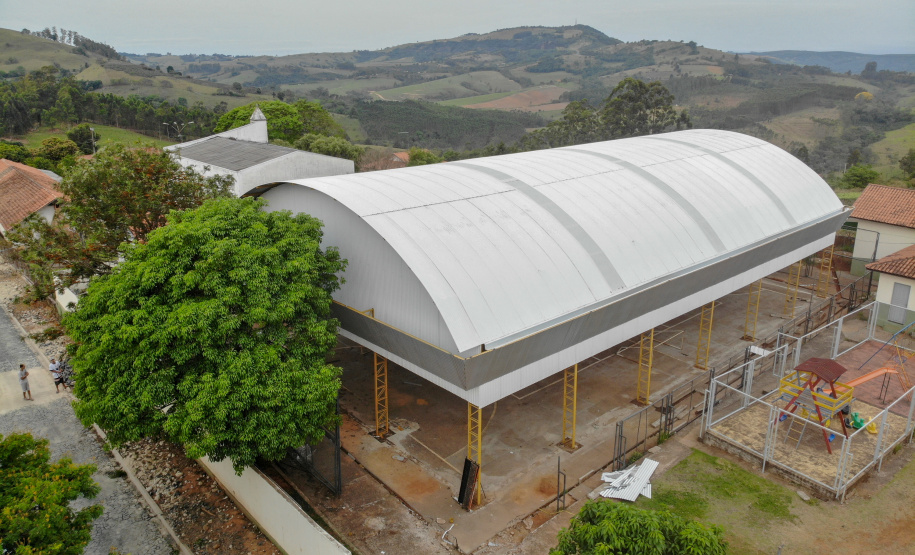 Escolas rurais de Ibaiti passam a contar com ginásios cobertos. Colégio Estadual do Campo Affonso Martinez Albaladejo.Foto Gilson Abreu/AEN