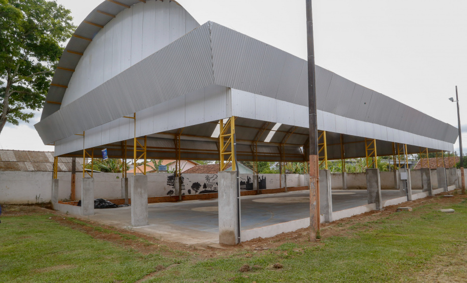 Escolas rurais de Ibaiti passam a contar com ginásios cobertos. Colegio Estadual Caetano Munhoz do Rocha em Ibaiti.Foto: Gilson Abreu/AEN