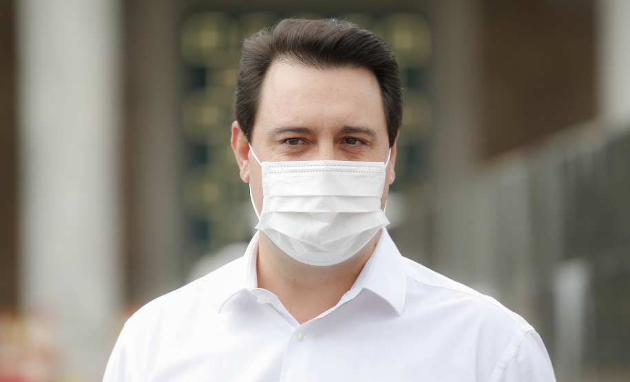 Curitiba-07-10-2020 - Instituto Aguá Terra - Governador Carlos Massa Ratinho Junior e o  secretário do Desenvolvimento Sustentável e do Turismo , Márcio Nunes,  entregam 14 caminhões pipa  - Foto : Jonathan Campos / AEN