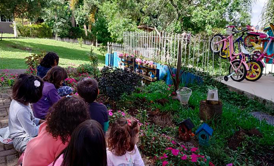 venda de resíduos garante recursos para instituição de proteção a crianças. Foto:ACRIDAS