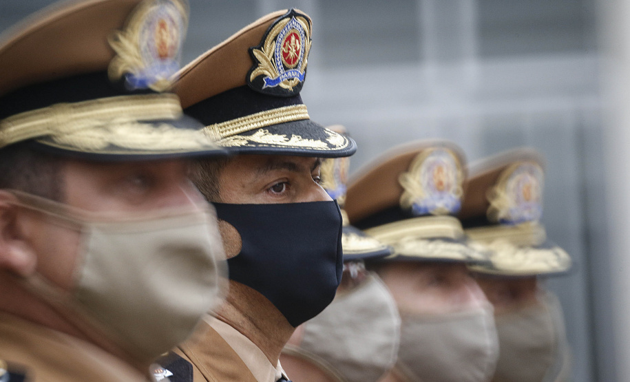 Curitiba-08-10-2020 - Governador Carlos Massa Ratinho Junior, participa do  108° Aniversário do Corpo de Bombeiros da Polícia Militar do Paraná- Foto : Jonathan Campos / AEN