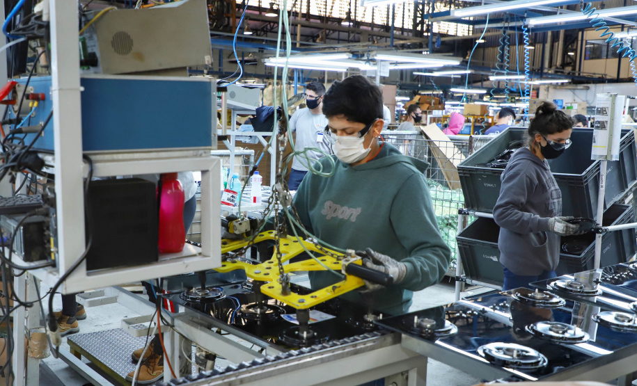Pato Branco, 09/2020 - A Atlas a é maior empregadora da região, com 1.800 empregos diretos, 1.200 deles na fábrica. Foto: José Fernando Ogura/AEN