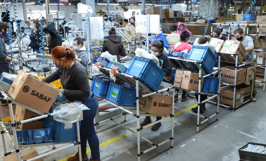 Pato Branco, 09/2020 - A Atlas a é maior empregadora da região, com 1.800 empregos diretos, 1.200 deles na fábrica. Foto: José Fernando Ogura/AEN