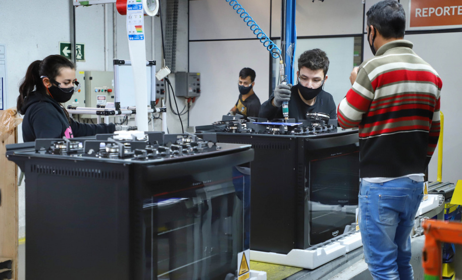 Pato Branco, 09/2020 - A Atlas a é maior empregadora da região, com 1.800 empregos diretos, 1.200 deles na fábrica. Foto: José Fernando Ogura/AEN