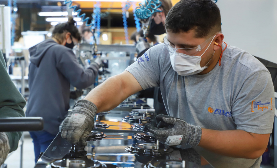 Pato Branco, 09/2020 - A Atlas a é maior empregadora da região, com 1.800 empregos diretos, 1.200 deles na fábrica. Foto: José Fernando Ogura/AEN