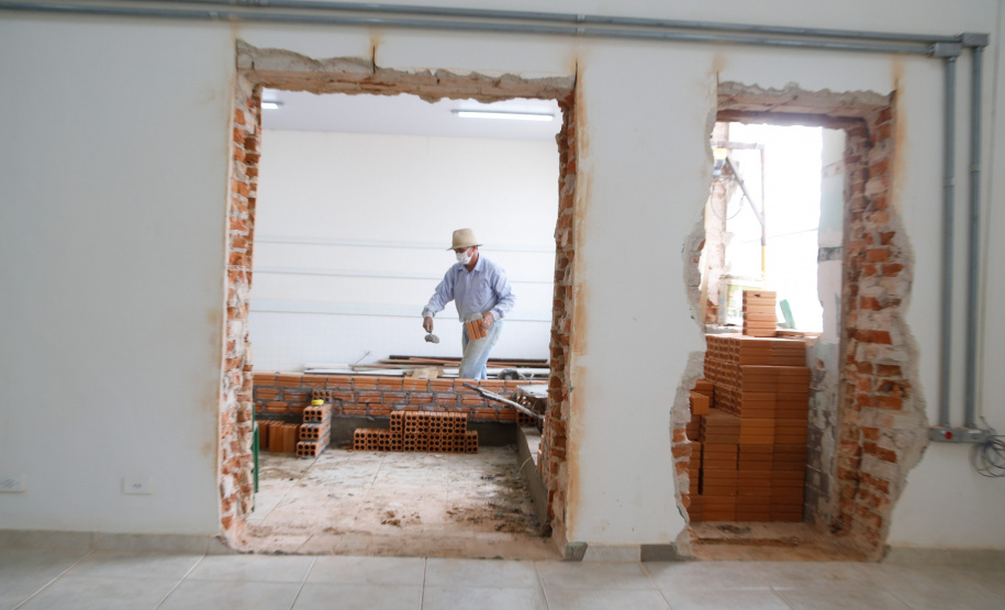 Escola estadual em Pinhalão é repaginada pelo Governo. Colégio Estadual Leonardo Francisco Nogueira. Foto Gilson Abreu/AEN