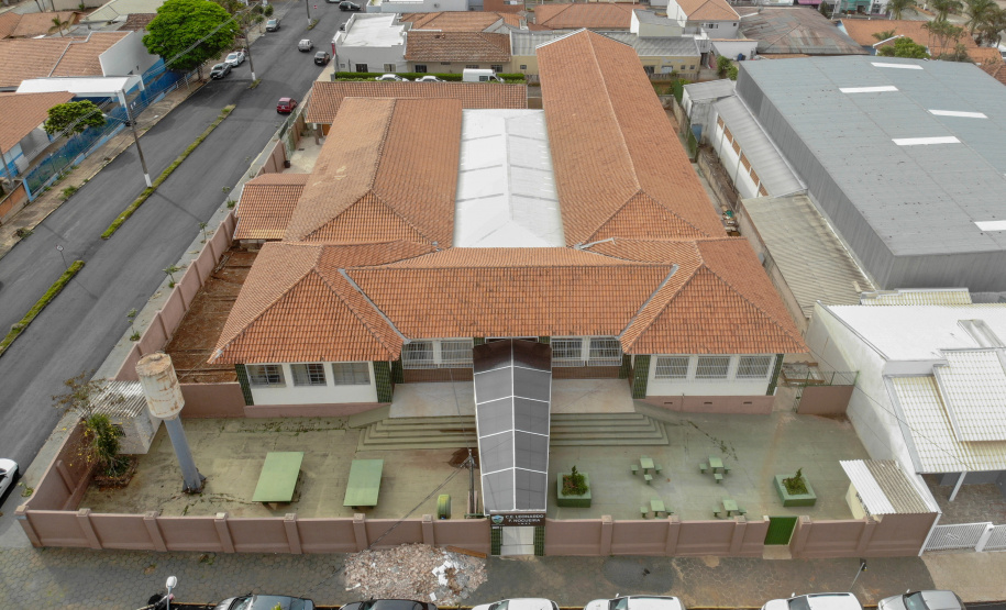 Escola estadual em Pinhalão é repaginada pelo Governo. Colégio Estadual Leonardo Francisco Nogueira. Foto Gilson Abreu/AEN