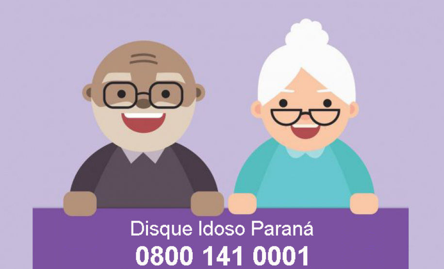 A Secretaria de Estado da Justiça, Família e Trabalho informa que telefone do Disque Idoso mudou e passa a atender pelo 0800 141 0001. Imagem: SEJUF