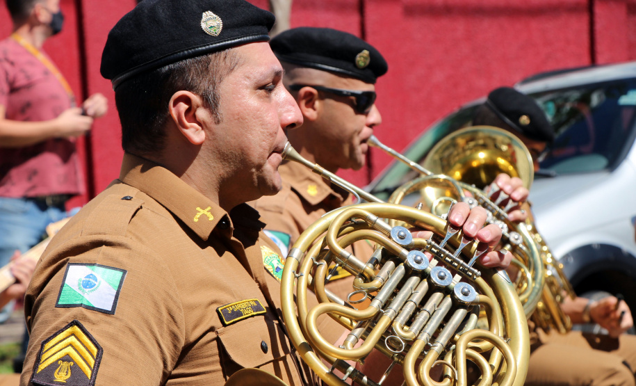 Curitiba, 10 de outubro de 2020.  Live banda da PMPR em homenagem ao dia das crianças.