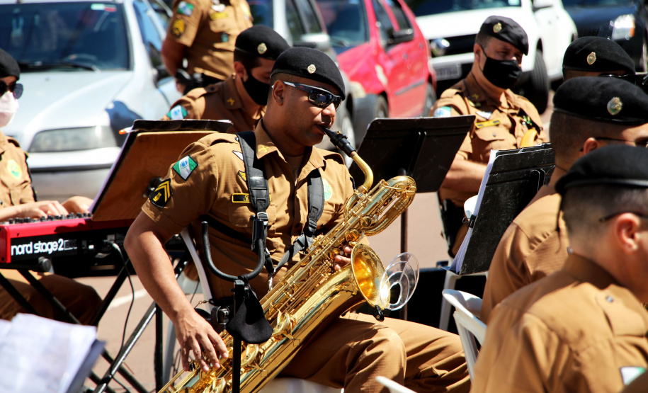Curitiba, 10 de outubro de 2020.  Live banda da PMPR em homenagem ao dia das crianças.