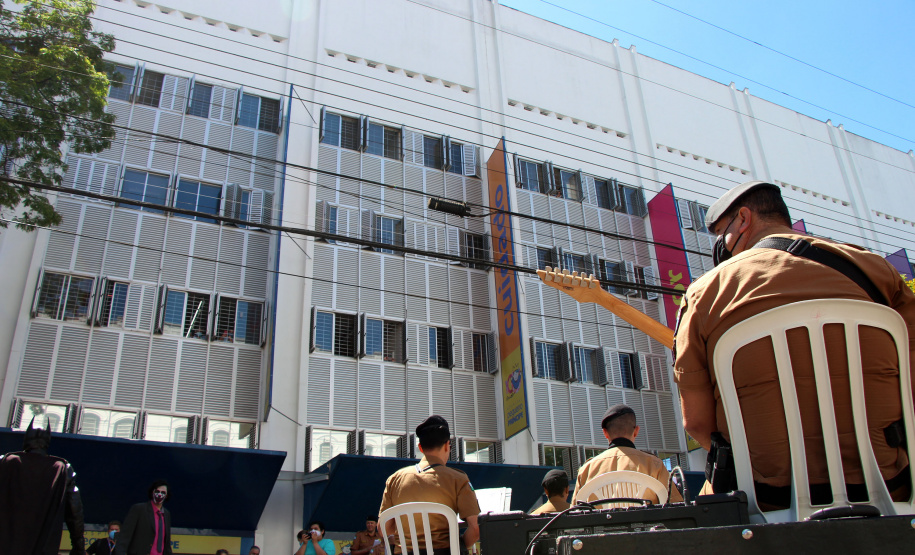 Curitiba, 10 de outubro de 2020.  Live banda da PMPR em homenagem ao dia das crianças.