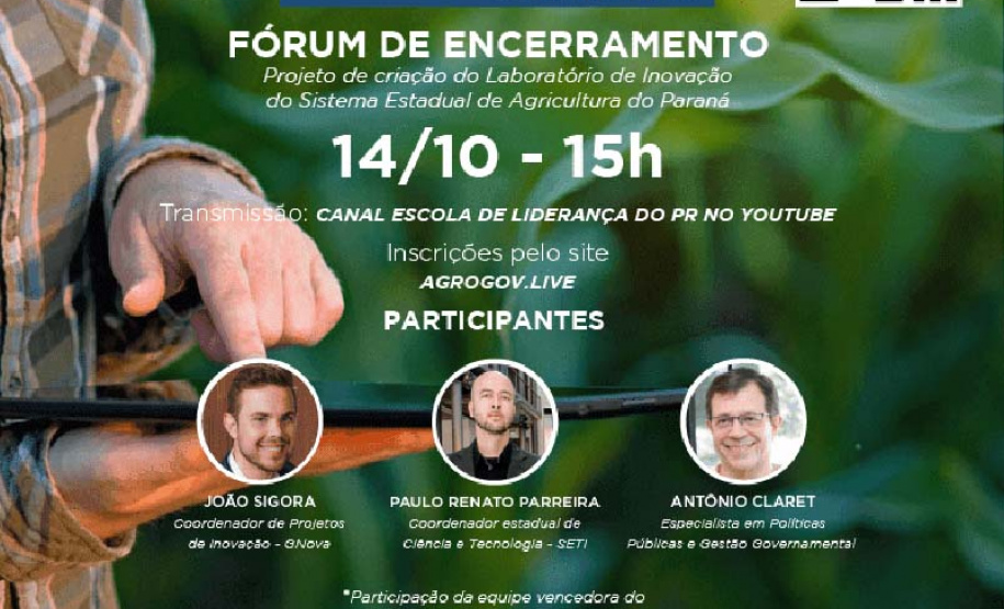Evento nesta quarta-feira discute laboratório de inovação no setor agro