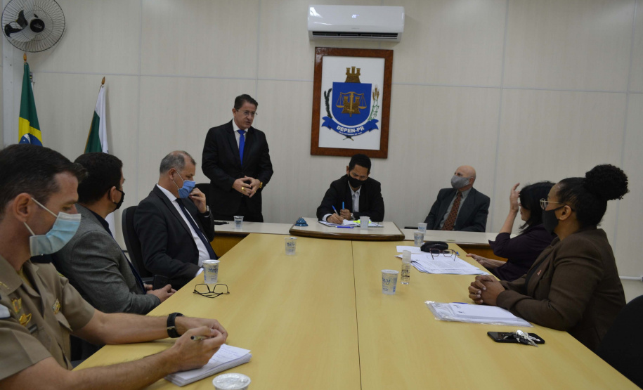 Depen do Paraná adere ao Programa de Fortalecimento de Corregedorias. Foto:SESP