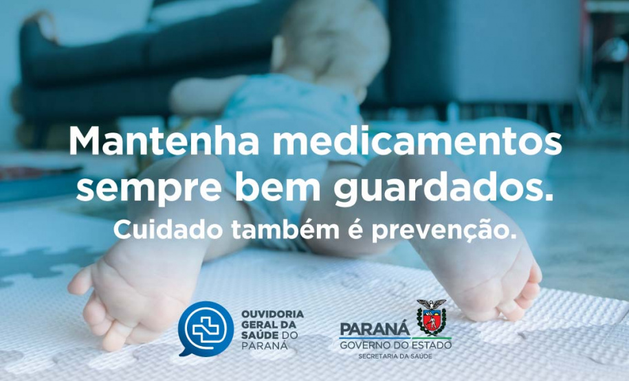 Sesa alerta para prevenção do envenenamento infantil . Imagem:SESA