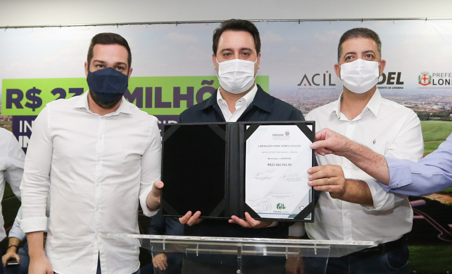 Parque Industrial de Londrina O governador Carlos Massa Ratinho Junior libera, nesta quinta-feira (15), recursos para a instalação da Cidade Industrial de Londrina