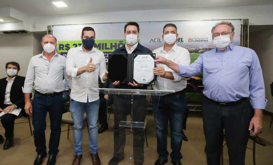 Parque Industrial de Londrina O governador Carlos Massa Ratinho Junior libera, nesta quinta-feira (15), recursos para a instalação da Cidade Industrial de Londrina