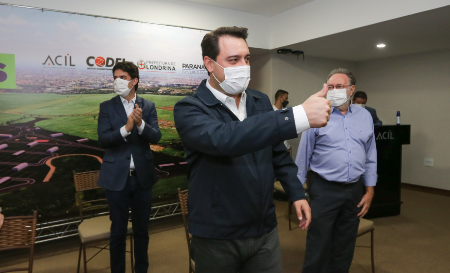 Parque Industrial de Londrina O governador Carlos Massa Ratinho Junior libera, nesta quinta-feira (15), recursos para a instalação da Cidade Industrial de Londrina