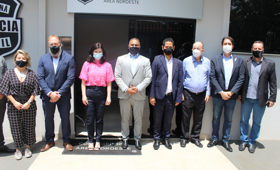 Nova sede da Corregedoria da Polícia Civil de Maringá é inaugurada.Foto: SESP