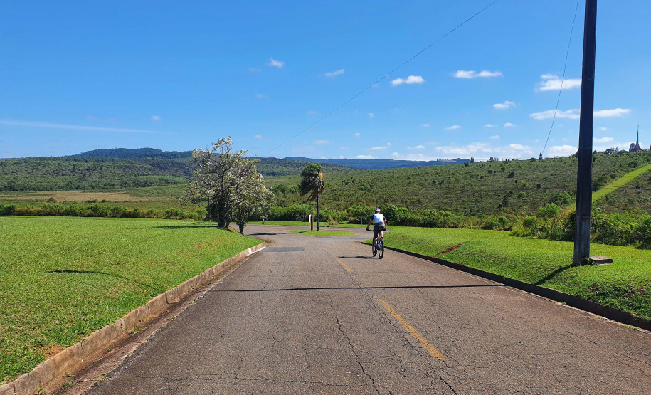Campos Gerais tem potencial para atividades de cicloturismo. Foto:SEDEST