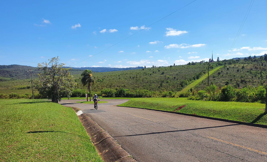 Campos Gerais tem potencial para atividades de cicloturismo. Foto:SEDEST