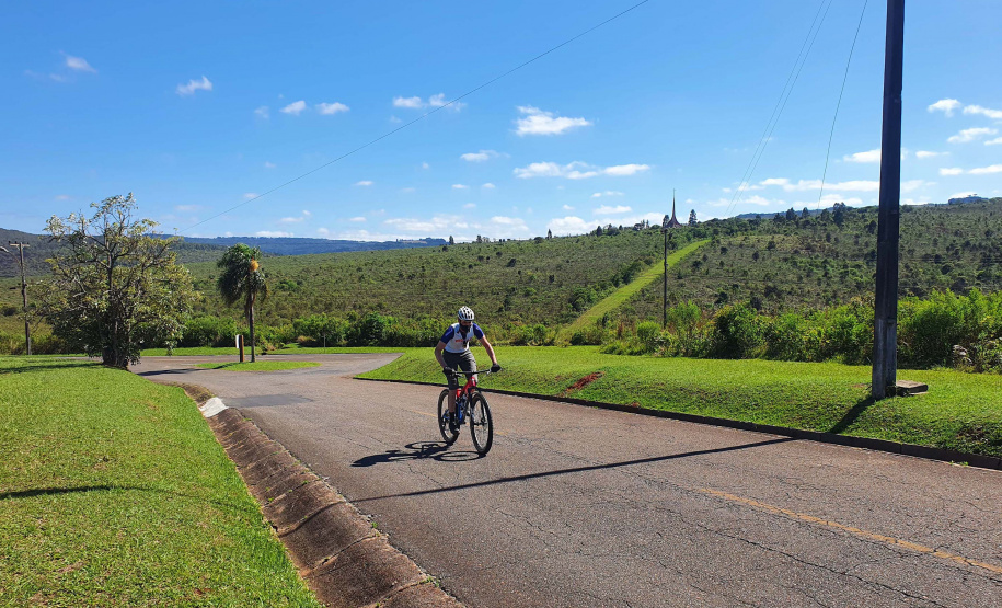 Campos Gerais tem potencial para atividades de cicloturismo. Foto:SEDEST