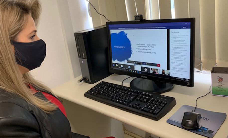 A Secretaria da Saúde do Paraná participou hoje (19) de encontro online sobre enfrentamento da Covid-19 promovido pela Unimed, dirigido a profissionais e coordenadores das 22 unidades do sistema instaladas no Estado. Foto:SESA