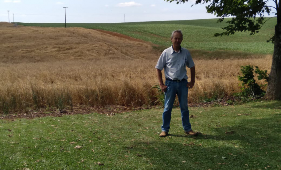 Produtor Otavino Rovani. Foto:Sanepar