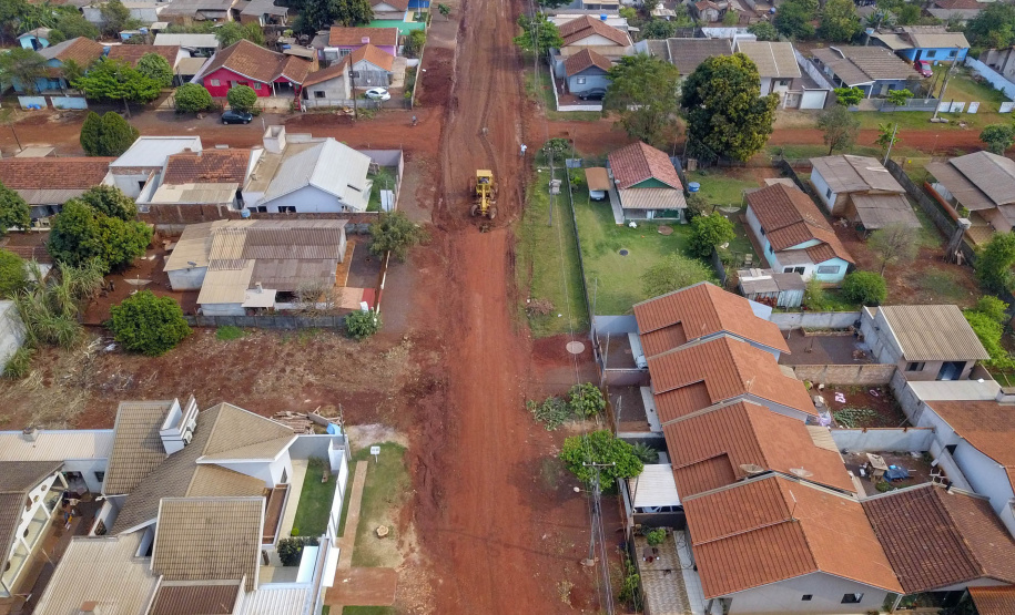 Pavimentação transforma realidade de bairros de Assis Chateaubriand. Jardim Araça.