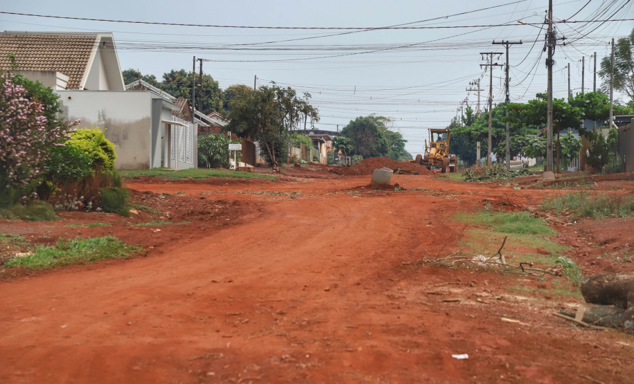 Pavimentação transforma realidade de bairros de Assis Chateaubriand. Jardim Araça.