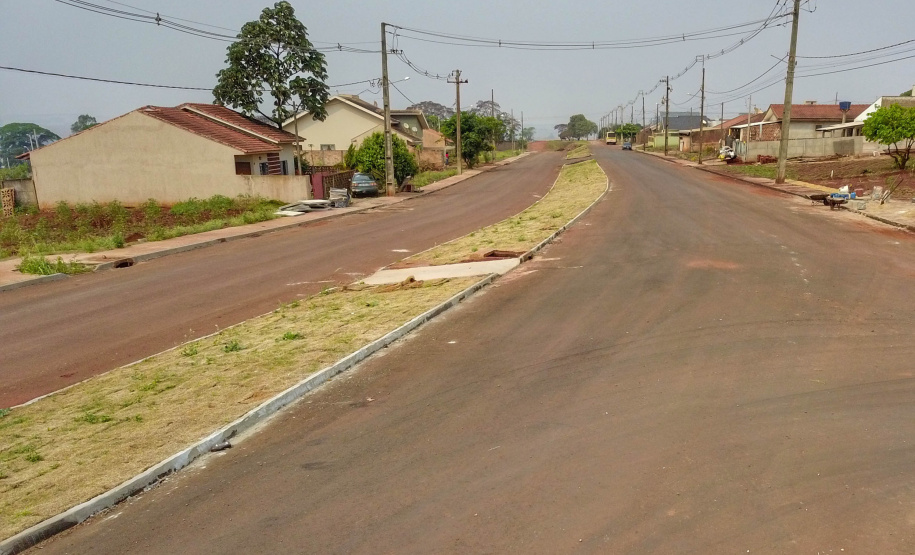 Pavimentação transforma realidade de bairros de Assis Chateaubriand. JardimEuropa.