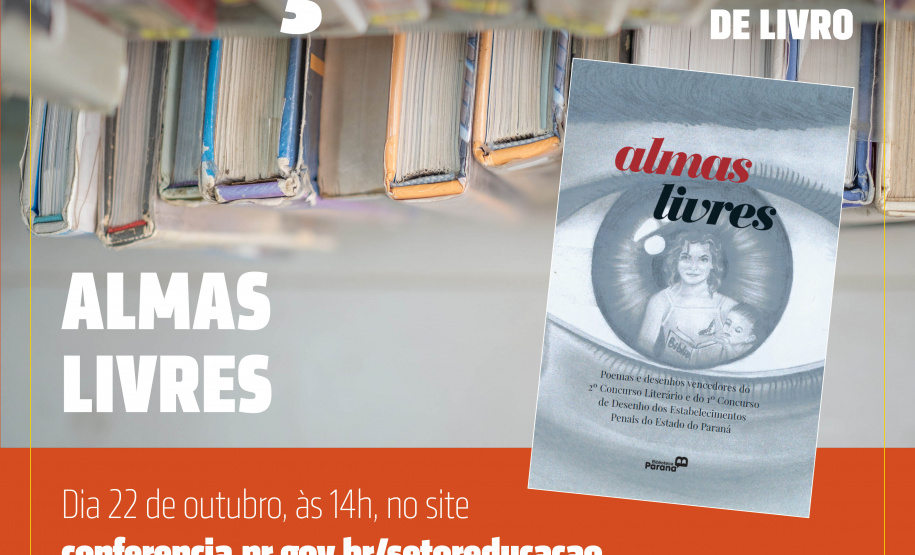 Depen-PR lança livro em parceria com a Biblioteca Pública. Imagem:BPP