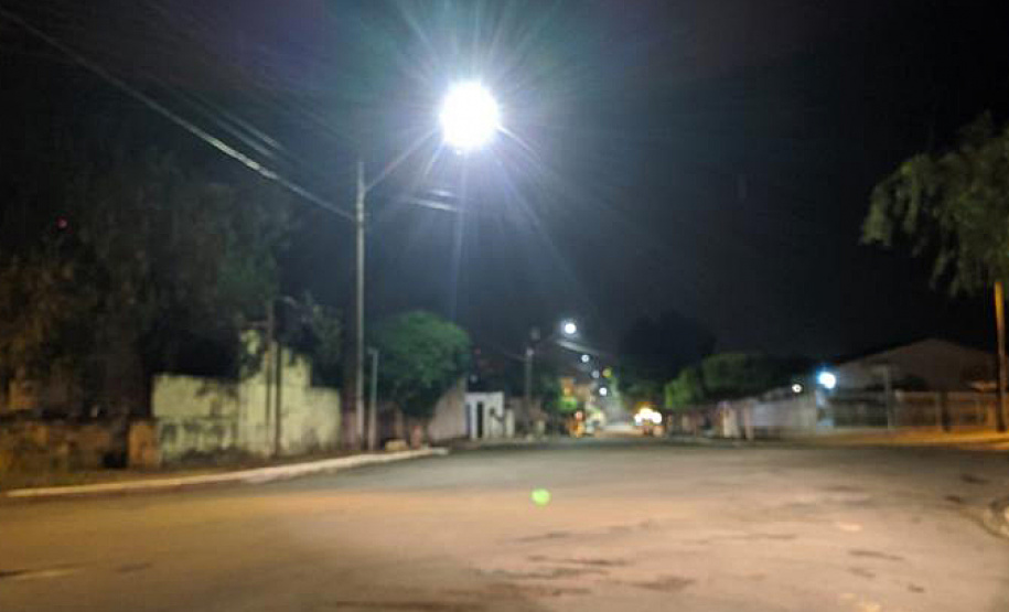 Nova iluminação levará mais segurança para o município de Alto Piquiri. Foto:SEDU