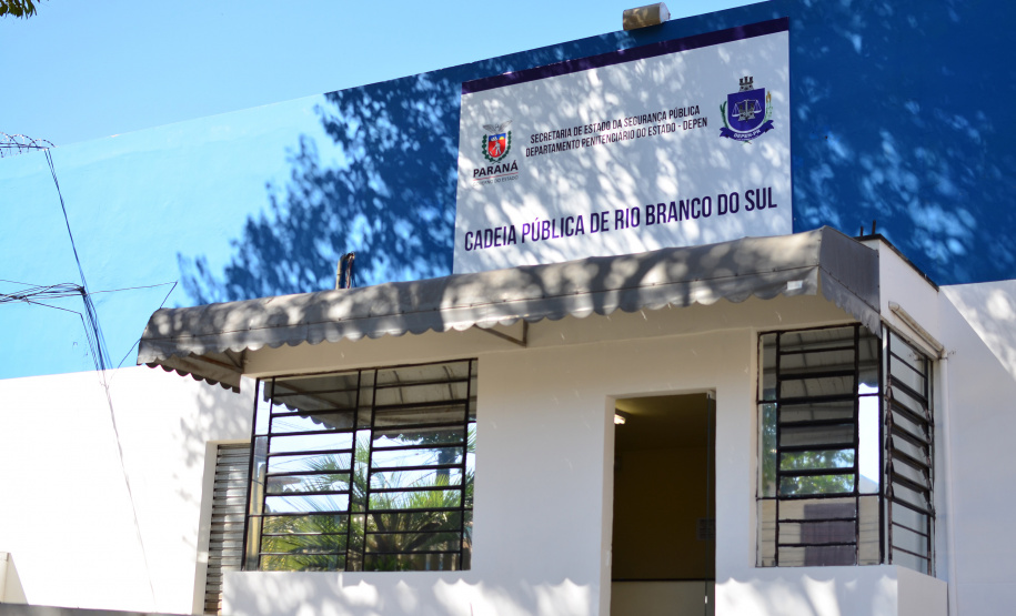 Cadeia Pública de Rio Branco do Sul passa por modernização e revitalização. Foto:SESP