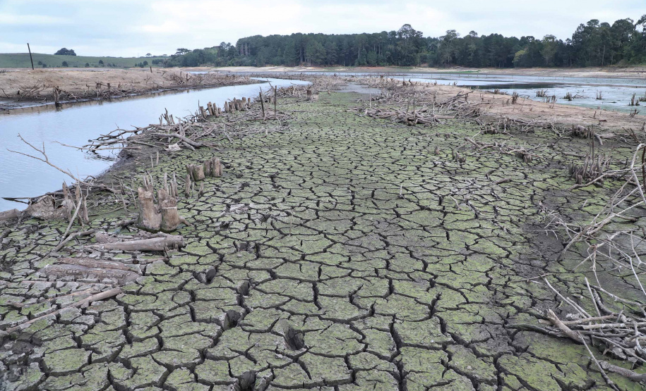 Consumidores se distanciam da META20 no uso da água. Represa do Iraí. Foto: José Fernando Ogura/AEN