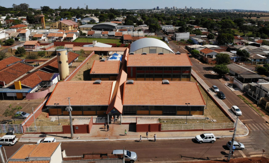 Governador Carlos Massa Ratinho Junior no Colegio Estadual Novo Horizonte, em Campo Mourão.Foto Gilson Abreu/AEN