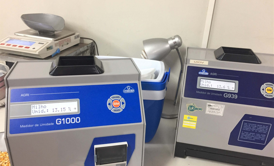 IPEM-PR verifica medidores de umidade de grãos em cooperativas e moinhos. Foto: Ipem