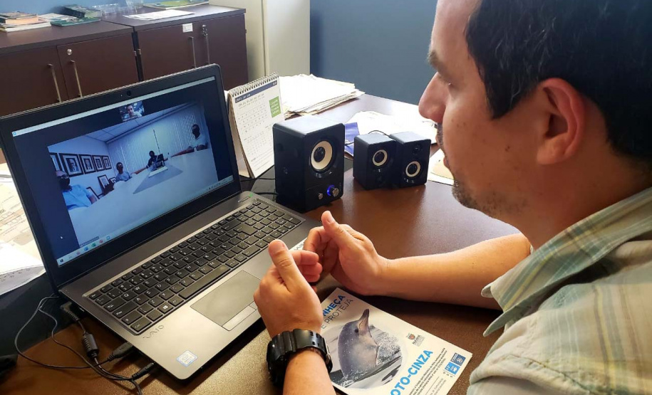 O cuidado com animais marinhos que vivem na área dos portos de Paranaguá e Antonina é o tema de uma nova campanha da Portos do Paraná. A empresa pública, em conjunto com a Cia Ambiental, desenvolveu uma cartilha para orientar embarcações sobre como agir ao encontrar grupos de botos-cinza durante a navegação.