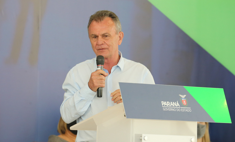 O governador Carlos Massa Ratinho Junior lança nesta segunda-feira (26) o programa de colégios cívico-militares do Estado. No mesmo ato  é assinada a regulamentação da lei que autorizou o projeto e anunciada a lista das cerca de 200 unidades beneficiadas nesse primeiro momento. Na foto, Deputado Federal  Toninho Wandschee   Curitiba, 26/09/2020. Foto: Geraldo Bubniak/AEN